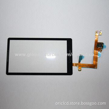 4.3-inch standard capacitive touch screen panel, can be attached cover lens as customer's request